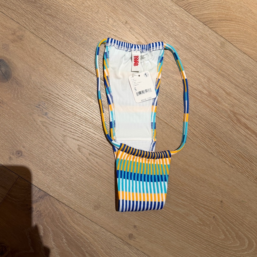 NWT Solid & Striped Multicolor Raine Bikini Bottom - Picture 6 of 8